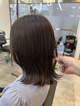 アルメリア 池袋(Arumeria) ショコラブラウンショコララベンダーミディアムヘアくびれヘア