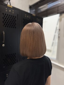 ヴァイス 渋谷店(VAICE) ミルクティーベージュ/ボブ/ハイトーンカラー