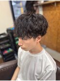 【山本智文】シャドウパーマメンズマッシュ