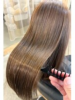 レリル(relile) セミロング×髪ドラ髪質改善縮毛矯正