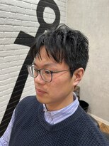 アンカー(ANCHOR)&nbsp;MEN’S HAIR/サーフカール/刈り上げセンターパート/印西