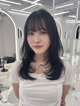 コア プラス 立川(COA PLUS) 韓国風レイヤーカット髪質改善ダブルカラーハッシュカット