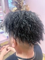 ヘアアートディックス 土気店(Hair Art dix) メンズ刈り上げショート×ツイストパーマ