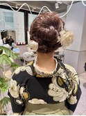 袴着付け　卒業式ヘア　フルメイク【立川/soell/水島】