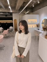 シエル 一社(cher) ミディアムレイヤースタイル