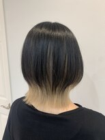アズールサン 草加西口店(azule-sun)&nbsp;インナーカラー,ホワイトベージュ,ウルフ,ブリーチ【草加】