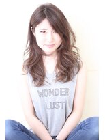 プラウド(proud) アッシュ　ベージュ　ふんわり　ふわふわ　耳かけ　カラー　ツヤ
