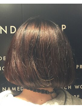 ロンド ルージュ 銀座店(Lond rouge) チョコレートなブラウンのツヤボブです☆〈担当小林瑞歩〉