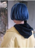 Sky blue hair☆