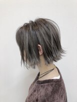 ソワンドゥブレス 大日店 (soin de brace)&nbsp;○切りっぱなしボブ×ハイトーン外国人グレージュ