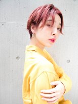 ルティア(Lutia)&nbsp;センターパート　前下がり　似合わせカット