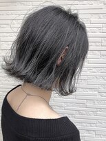 ヘアメイクエイト 丸山店(hair make No.8)&nbsp;【担当＊岩切祐樹】切りっぱなしボブ×ハイライトグレージュ
