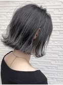 【担当*岩切祐樹】切りっぱなしボブ×ハイライトグレージュ