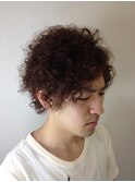 メンズパーマスタイル　【伊勢崎市美容室】【柳田健登】