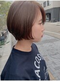 丸みショート　骨格修正カット【 藤枝/髪質改善/カラー】