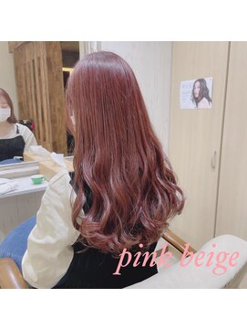 ティアラ 桜木町(TIARA) REAL SALON WORK～ピンクベージュ