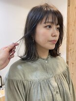 ネルケ 立川(nelke)&nbsp;顔まわりレイヤー× スモーキーグレー