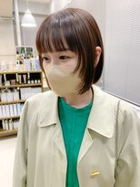 テトヘアー(teto hair) ボブウルフ、アッシュブラウン、イルミナカラー、きりっぱなし