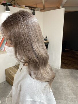 ラフ 難波店(LAFF) #黒髪#ボブルフ#ネビージュ#小顔#ワンレン