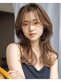 【白川】20代30代40代シースルーバングミルクチョコレート23.511