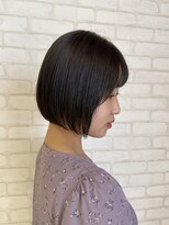 ビス リアン 川口店(Vis lien)&nbsp;前下がりショートボブ艶髪暗髪前髪川口