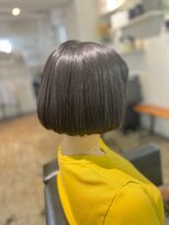 大人可愛いパープルブラックネイビーグレーマチルダボブ代官山