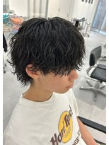 エース 栄矢場町店(Ace) 波巻きスパイラルパーマウルフ