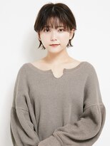 オンク 新宿(onk)&nbsp;黒髪/グレーベージュ/レイヤーロング/前髪パーマ[新宿駅]