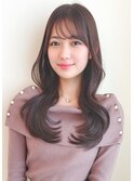 レイヤーカットマッシュショートボブウルフカット韓国◎前髪あり