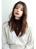 レイヤー ロング 透明感