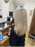 甘めなホワイトミルクティーカラーカラー♪