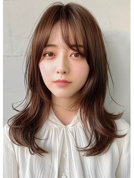 ブロウ ネックス ザ サロン 表参道(VLOW nex the salon) ミディアムレイヤー.韓国ヘア.レイヤーカット.髪質改善