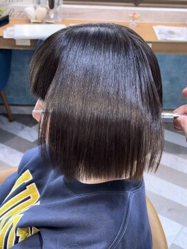 ロンドアベニール 北千住(Lond avenir) 乾かすだけでまとまる簡単ボブ☆美髪ボブ/美髪縮毛矯正[北千住]