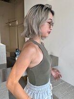 ステン(sten)&nbsp;切りっぱなしボブ/レイヤーボブ/ヘルシーボブ/シルバーグレー