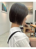 似合わせカット ボブヘア 縮毛矯正 ミニボブ 切りっぱなしボブ