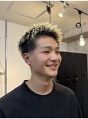 テーパーフェードスパイキーショート