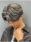渋谷フェザーパーマニュアンスパーマメンズハイライトカラー