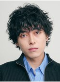 スパイラルパーマシャドウパーママッシュウルフメンズパーマ