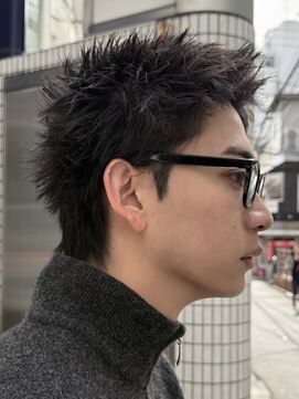 ニコ トウキョウ ロジック(nico TOKYO Logic) スパイキーショート　ピンパーマ　メンズパーマ