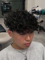 イーラ アメ村店(era)&nbsp;スペインカールパーマ/メンズ/刈り上げ/眉毛/ツイスト