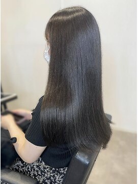 20代30代40代髪質改善トリートメント艶感ストレート透明感ロング