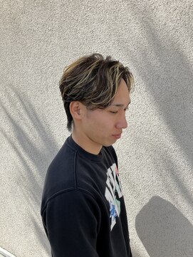 ゴットラトゥール(GOTTO LATOUR) メッシュ/ハイライトカラー/メンズハイライト/白髪ぼかし/岡崎市