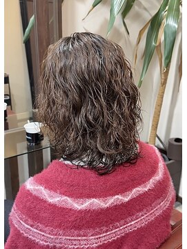 ハイパー(HYPER) 海外風ロングサーフカール【メンズ/パーマ】