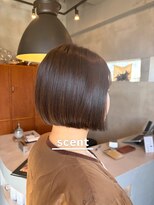 セント(scent) スクエアボブorぱっつんボブ