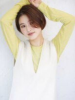 メイキー 本厚木(MA-IKI)&nbsp;レイヤーショートカットミルクブラウン髪質改善/メイキー本厚木