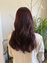 フゥカ 売市店(fuka)&nbsp;ボルドーカラー×ロングレイヤー×レイヤーカット
