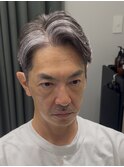 イケオジメンズパーマ/かき上げメンズヘア/ポイントパーマ