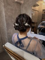 サーディースリーエーカーズヘアスタジオ(33Acers Hair Studio)&nbsp;ツインお団子
