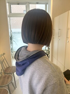 シエル 大名店(CIEL) 美髪縮毛矯正×切りっぱなしボブ