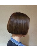 【サロンワーク】シンプルショートボブ